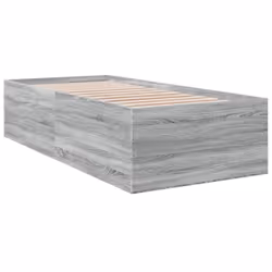 vidaXL Giroletto senza Materasso Rovere Sonoma 90x190 cm - Vista aggiuntiva 3