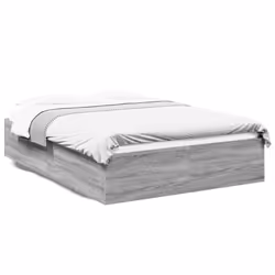 vidaXL Giroletto Grigio Sonoma 150x200 cm in Legno Multistrato - Vista aggiuntiva 2