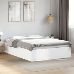 Giroletto Bianco 140x190 cm in Legno Multistrato vidaXL258795