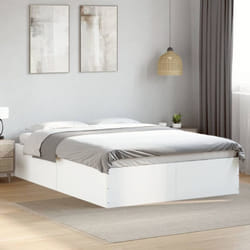 Vidaxl - Giroletto Bianco 135x190 cm in Legno Multistrato 363912
