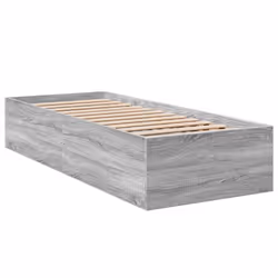 vidaXL Giroletto senza Materasso Rovere Sonoma 90x190 cm - Vista aggiuntiva 3