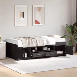 VidaXL 3280238 divano Divano letto Nero - Vista aggiuntiva 2