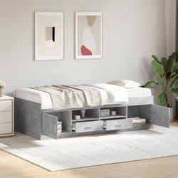 vidaXL Divano Letto con Cassetti senza Materasso 100x200 cm
