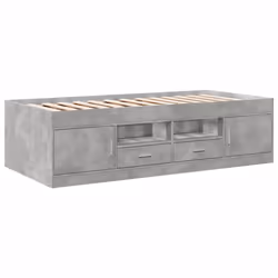 vidaXL Divano Letto con Cassetti senza Materasso 100x200 cm - Vista aggiuntiva 3