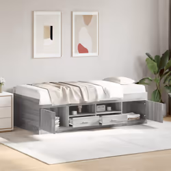 VidaXL 3280249 divano Divano letto Grigio, Quercia - Vista aggiuntiva 2
