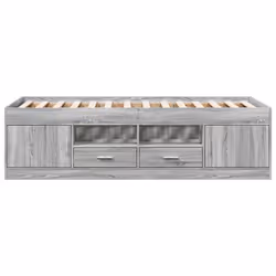 VidaXL 3280249 divano Divano letto Grigio, Quercia - Vista aggiuntiva 3