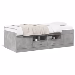 vidaXL Divano Letto con Cassetti senza Materasso 90x190 cm - Vista aggiuntiva 2