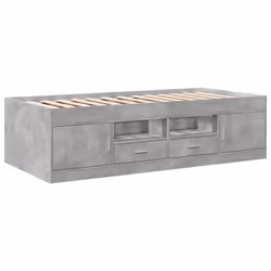vidaXL Divano Letto con Cassetti senza Materasso 90x190 cm - Vista aggiuntiva 3