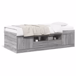 vidaXL Divano Letto con Cassetti senza Materasso 90x190 cm - Vista aggiuntiva 2