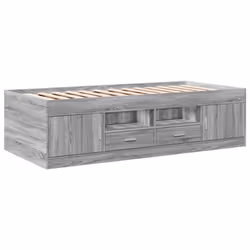 vidaXL Divano Letto con Cassetti senza Materasso 90x190 cm - Vista aggiuntiva 3