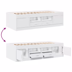 VidaXL 3280258 divano Divano letto Bianco - Vista aggiuntiva 6
