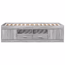 VidaXL 3280263 divano Divano letto Grigio, Quercia - Vista aggiuntiva 4
