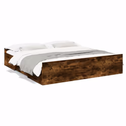 Giroletto con Cassetti Rovere Fumo 200x200 cm Legno Multistratocod mxl 115930 - Vista aggiuntiva 2