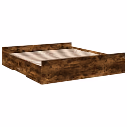Giroletto con Cassetti Rovere Fumo 200x200 cm Legno Multistratocod mxl 115930 - Vista aggiuntiva 3