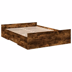 Giroletto con Cassetti Rovere Fumo 140x190 cm Legno Multistratocod mxl 91768 - Vista aggiuntiva 3