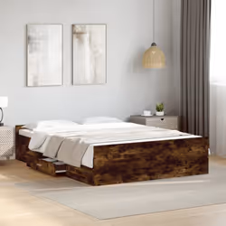 Aggiungete un tocco moderno alla vostra camera da letto con questo giroletto con i cassetti! Costituisce un complemento prati ...
