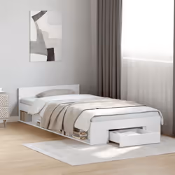 Aggiungete un tocco moderno alla vostra camera da letto con questo giroletto con il cassetto! Costituisce un complemento prat ...