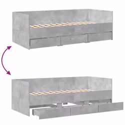 VidaXL 3280814 divano Divano letto Grigio - Vista aggiuntiva 8