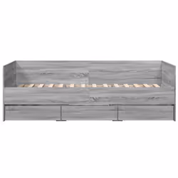 VidaXL 3280816 divano Divano letto Grigio, Quercia - Vista aggiuntiva 4