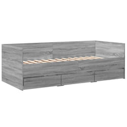 VidaXL 3280823 divano Divano letto Grigio, Quercia
