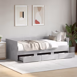 VidaXL 3280828 divano Divano letto Grigio