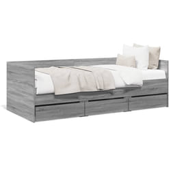 VidaXL 3280830 divano Divano letto Grigio, Quercia