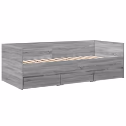 VidaXL 3280830 divano Divano letto Grigio, Quercia