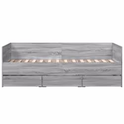 VidaXL 3280830 divano Divano letto Grigio, Quercia - Vista aggiuntiva 4