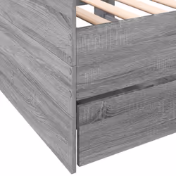 VidaXL 3280830 divano Divano letto Grigio, Quercia - Vista aggiuntiva 7