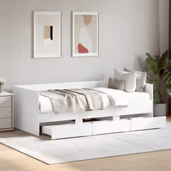 VidaXL 3280832 divano Divano letto Bianco - Vista aggiuntiva 2