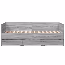 VidaXL 3280837 divano Divano letto Grigio, Quercia - Vista aggiuntiva 4