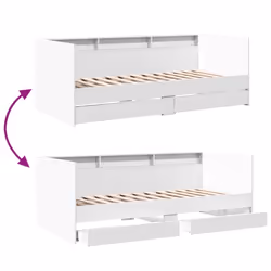 VidaXL 3280839 divano Divano letto Bianco - Vista aggiuntiva 7