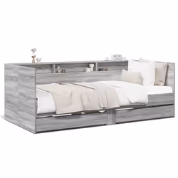 vidaXL Divano Letto con Cassetti senza Materasso 100x200 cm - Vista aggiuntiva 2