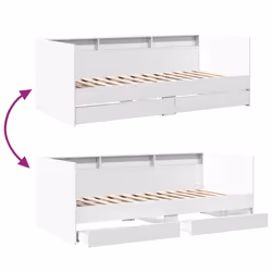 VidaXL 3280853 divano Divano letto Bianco - Vista aggiuntiva 8