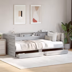 Questo letto da giorno 2 in 1 con i cassetti, che funge sia da divano che da letto, è un'aggiunta pratica e accattivante al v ...