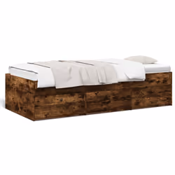 VidaXL 3280871, Divano letto, Quercia, Legno, 2030 mm, 1015 mm, 455 mm