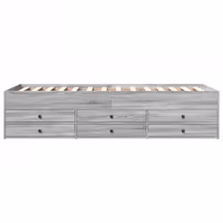 VidaXL 3280879 divano Divano letto Grigio, Quercia - Vista aggiuntiva 4