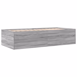 VidaXL 3280886 divano Divano letto Grigio, Quercia - Vista aggiuntiva 6