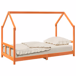 VidaXL 847137 lettino per bambini Marrone Legno - Vista aggiuntiva 4