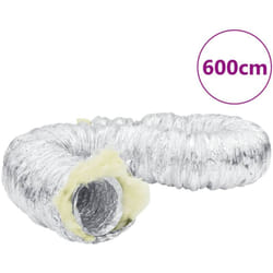 Condotto di Ventilazione Isolato in Alluminio 6m Ø10cm Vidaxl 473548