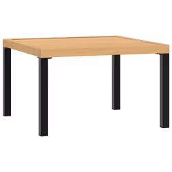 vidaXL Tavolino da Salotto da Giardino 65x65x40 cm in Alluminio - Vista aggiuntiva 2