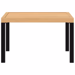 vidaXL Tavolino da Salotto da Giardino 65x65x40 cm in Alluminio - Vista aggiuntiva 3