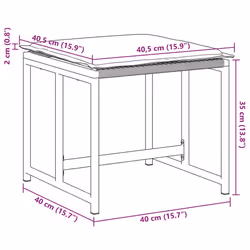 VidaXL 4008576 Pouff - Vista aggiuntiva 8