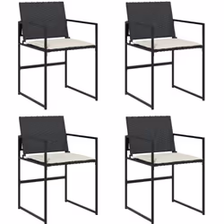 Rilassatevi e godetevi l'aria aperta con queste comode sedie da giardino! Materiale resistente: Il rattan PE, noto anche come ...