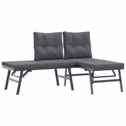 VidaXL 4008104, Antracite, Acciaio, 110 kg, Adulti e bambini, 1650 mm, 1100 mm