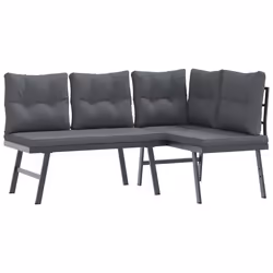 VidaXL 4008105, Antracite, Acciaio, 110 kg, Adulti e bambini, 1730 mm, 1180 mm