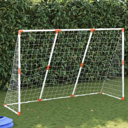 Questa porta da calcio per bambini offre ore di divertimento ai vostri bambini per affinare le loro abilità di tirare, parare ...