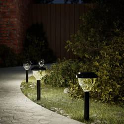 Vidaxl - Luci Solari per Percorsi con Picchetti 4 pz Bianco Caldo ed rgb 145686