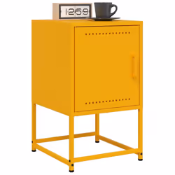 VidaXL 846452 comodino Giallo - Vista aggiuntiva 5