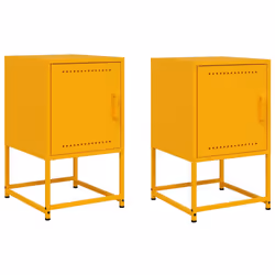 VidaXL 846453, Giallo, Acciaio, 360 mm, 390 mm, 605 mm, 2 pz